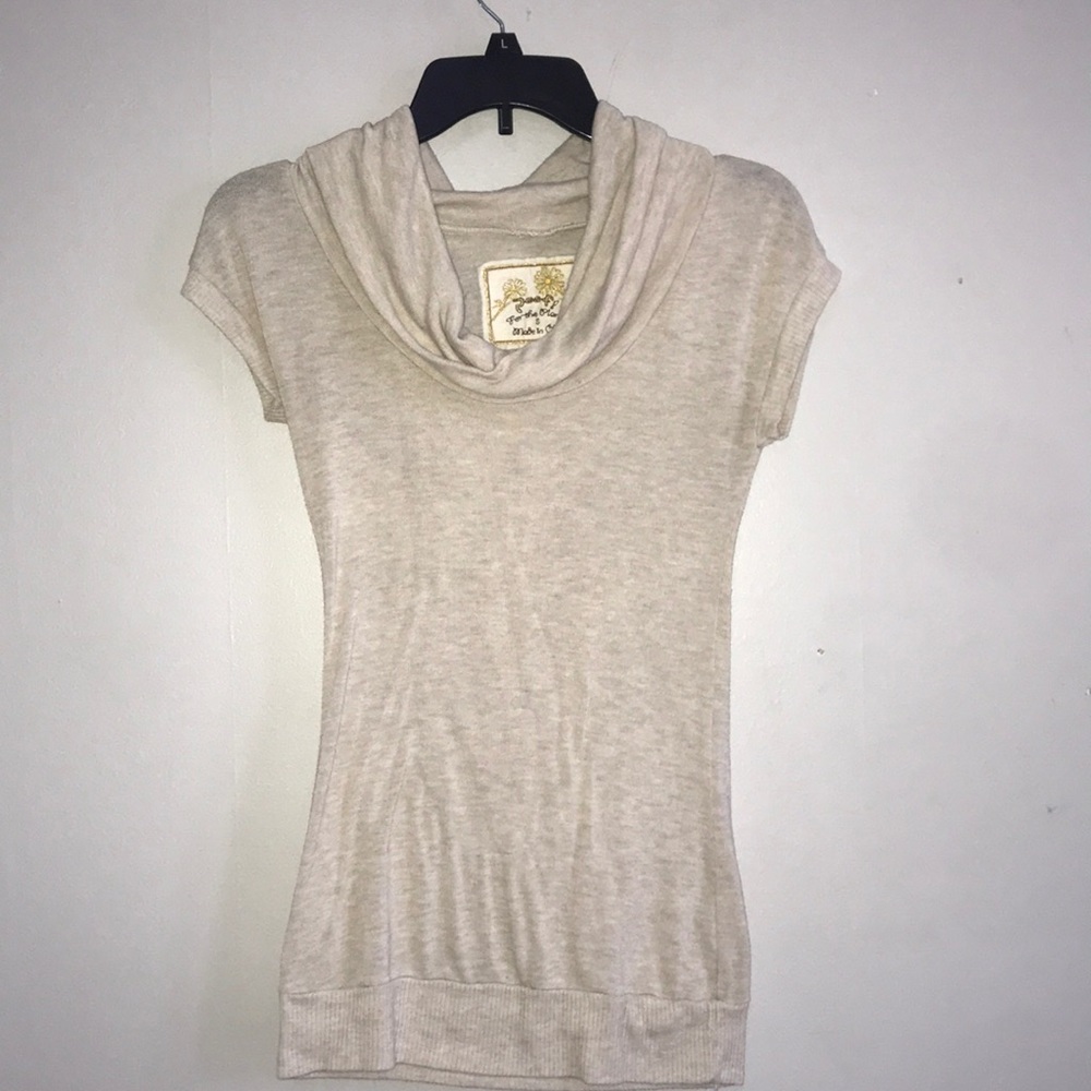 Poof Cowl Neck Top Size Small